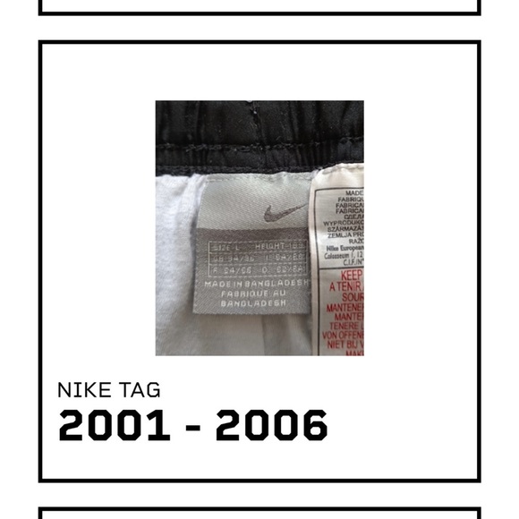 NIKE Vintage Y2K Athletic Capri Pants Navy with White Stripe Pull-On Size Large - Picture 4 of 16